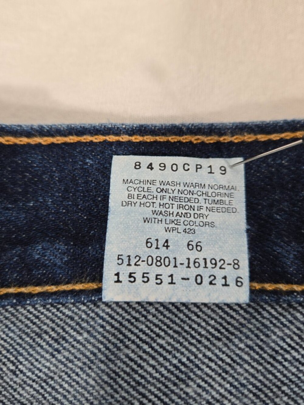 U.S.A. Vintage LEVI'S 550 High Rise Tapered Leg Iconic "Mom Jeans" Size MISS 10. - Picture 13 of 17